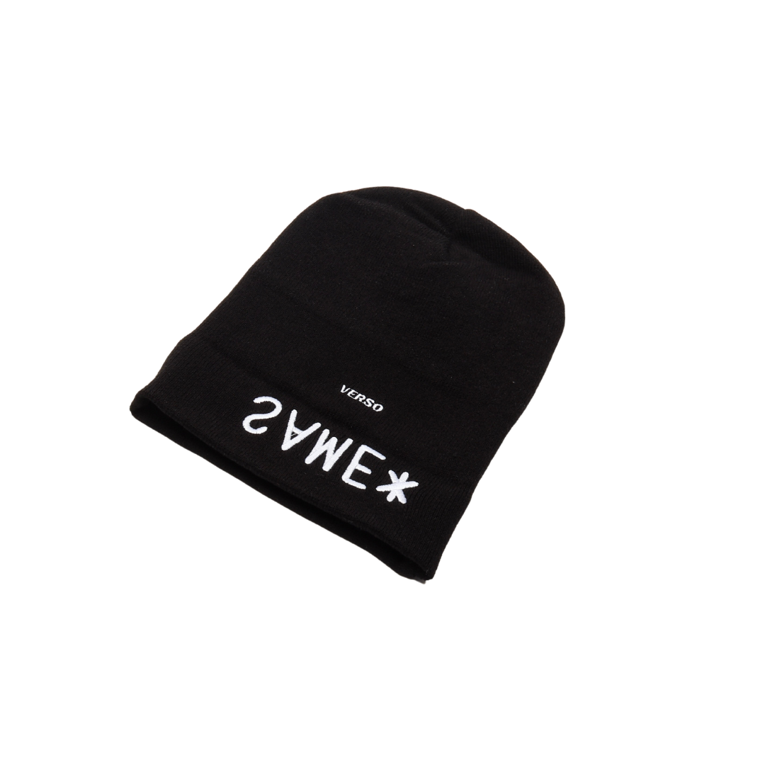 Bonnet brodé "réversible"